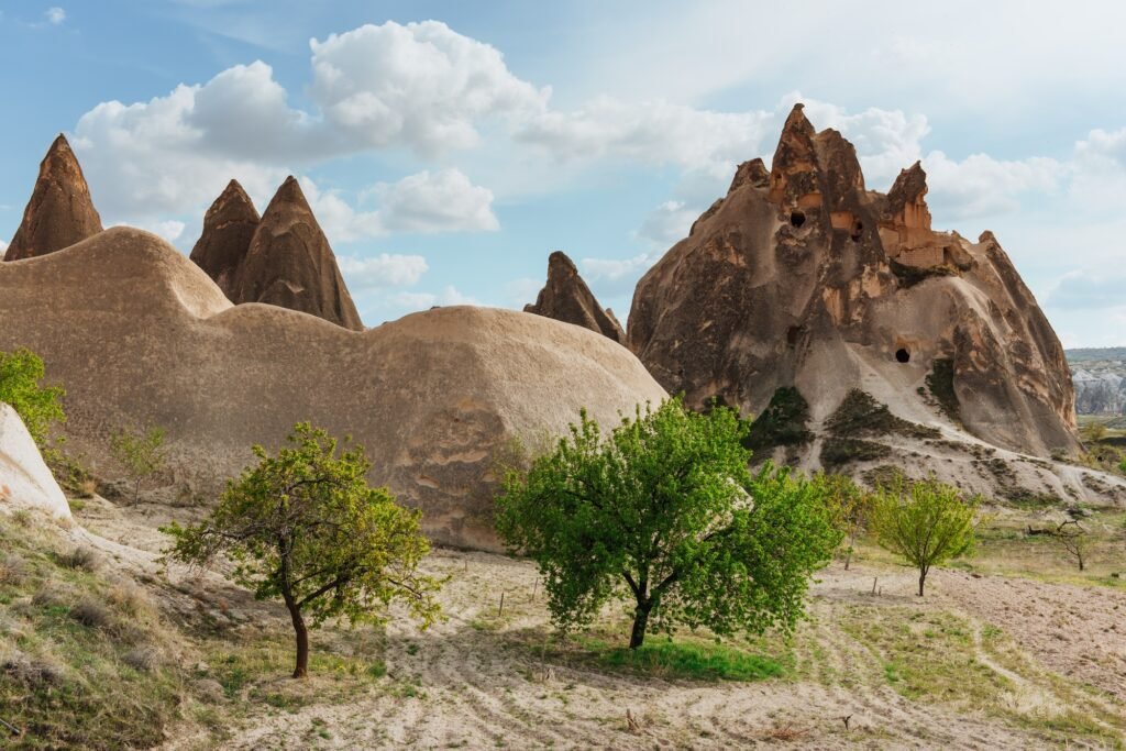 cave city in Cappadocia Turkey